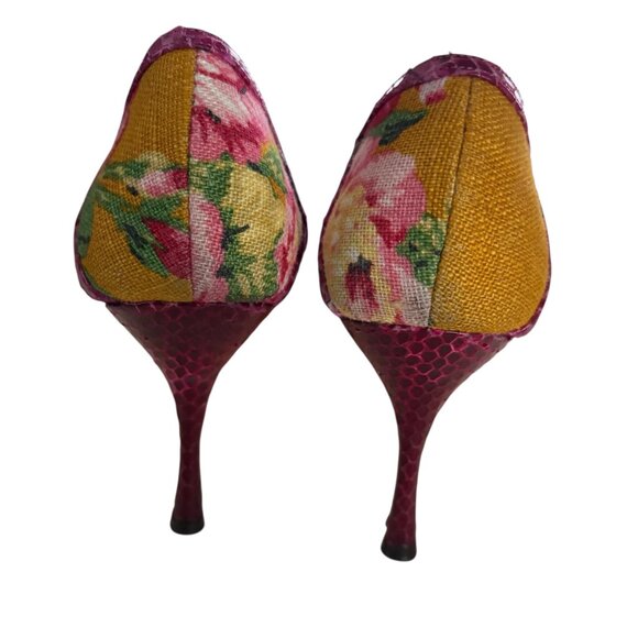 Dolce & Gabbana Floral Heels size 5.5 - Picture 5 of 8